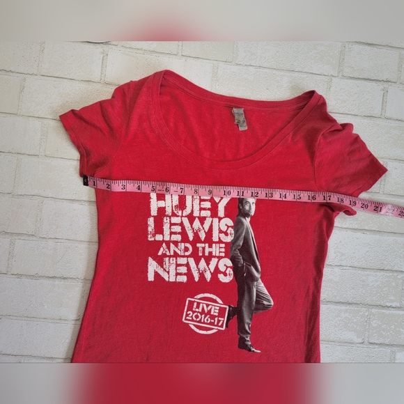 Huey Lewis And The News 2016-2017 Concert Tee Sometimes Bad is Bad Large - Picture 9 of 11
